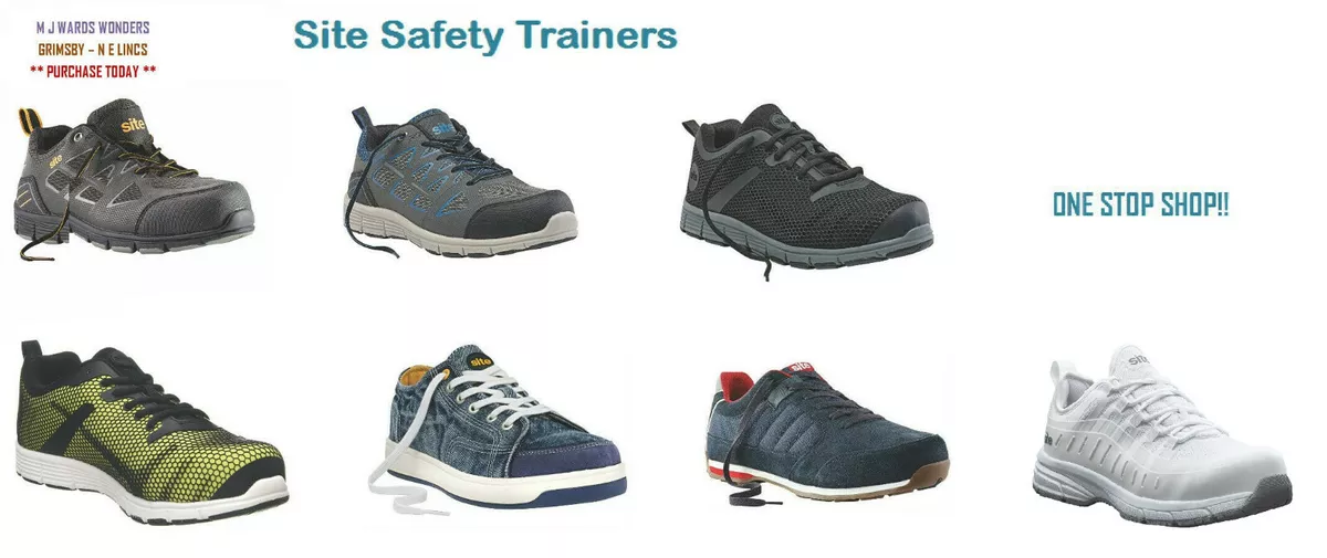 Site Safety Trainer Black, Grey, Black/Yellow, Denim, Navy