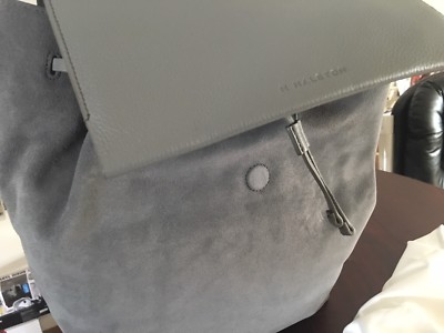 H by Halston Drawstring Backpack Gray s-l400.jpg main image 3
