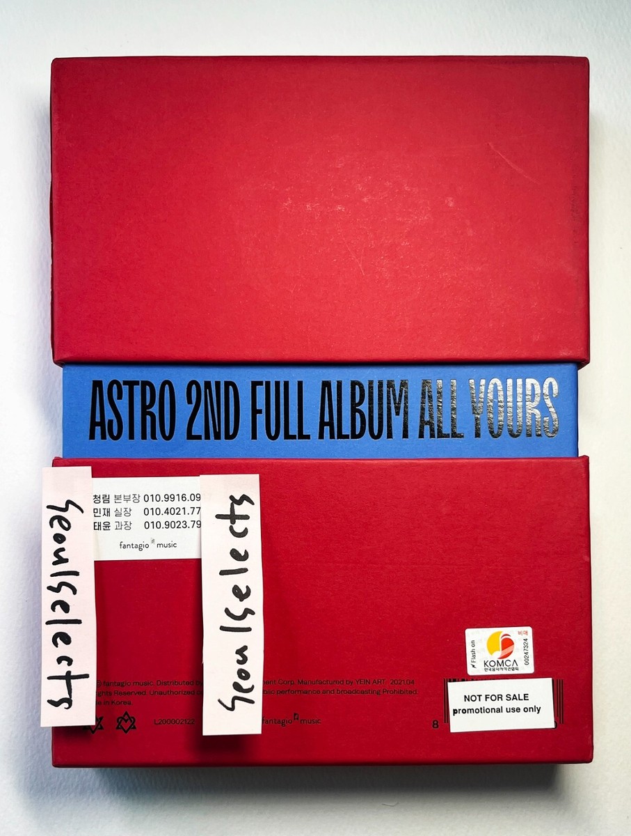 Astro [All Yours] Signed Autographed Promotion Album Cha Eun Woo 2