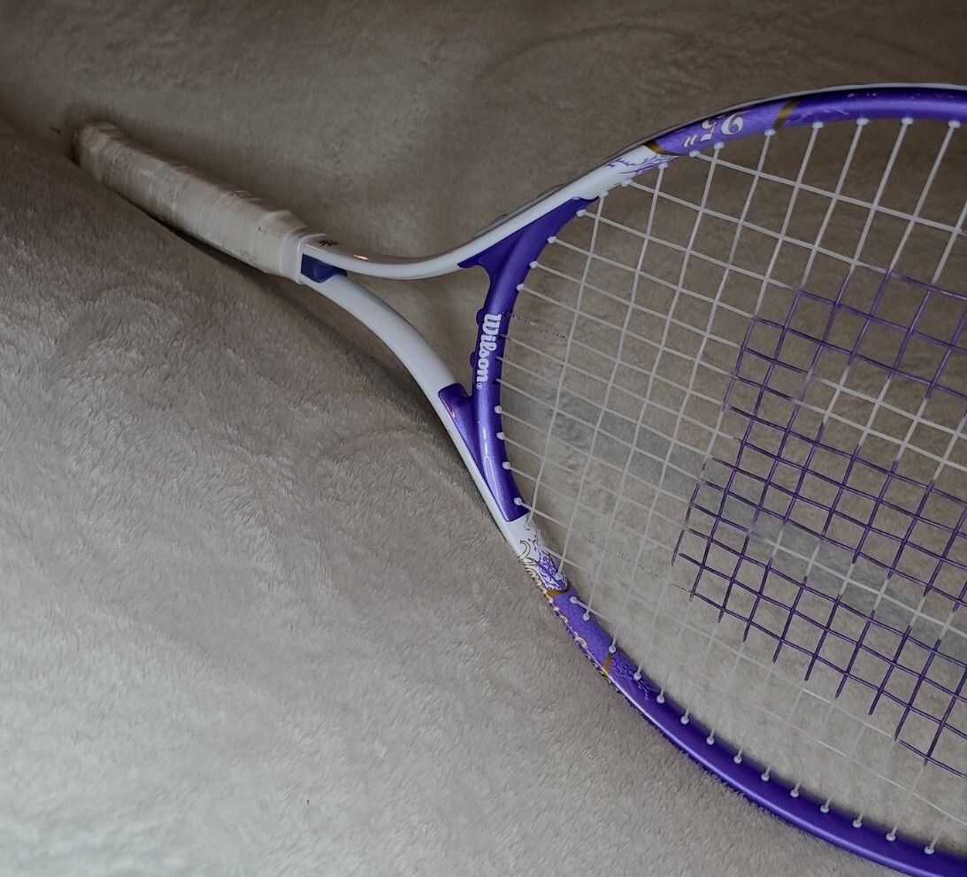 RAQUETA BLANCO VENUS/SERENA 110 4 3/8 XL TENIS DE CAMPO WILSON