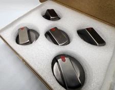 5pcs Gas Burner Knobs Dial DG64-00473B  Stove Knobs Replacements 5 Pack  (A13)