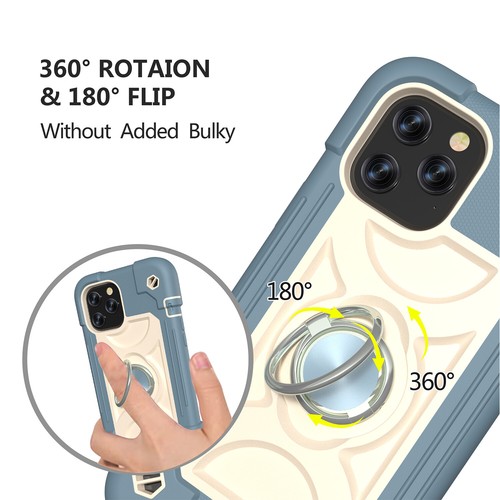 Shockproof Ring Case For iPhone 16 15 14 13 12 Pro Max Magnetic Heavy Duty Cover - Picture 69 of 104