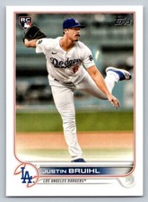 2022 Topps Series 2 #658 Justin Bruihl - Los Angeles Dodgers RC