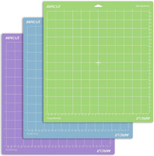AIRCUT Cutting Mat for Cricut Maker/Explore Air 2/Air/One(12X12 Inch, Standardgr