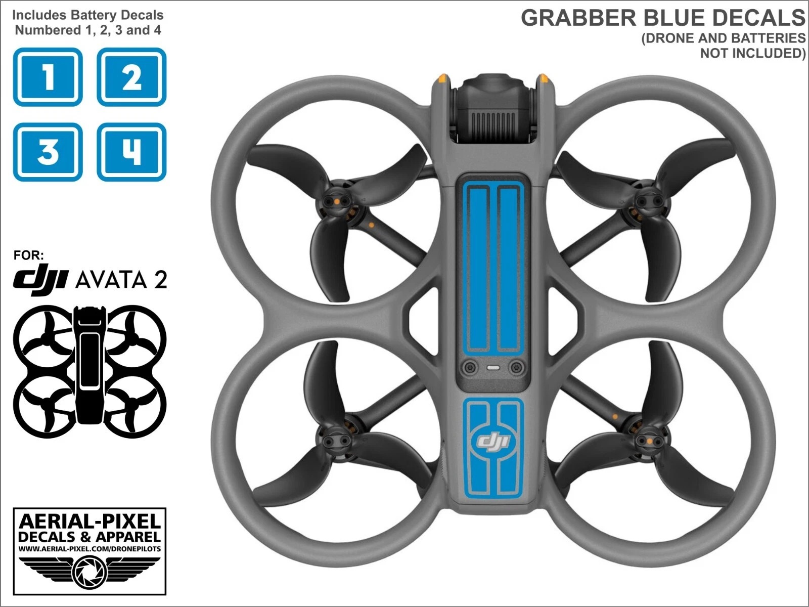 Grabber Blue Decal