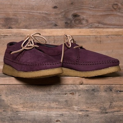 clarks mens purple