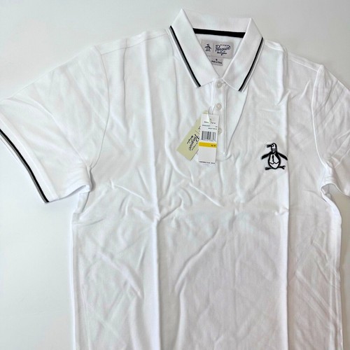 New Original Penguin XX M White Polo American Sporstwear Casual Ultra Fashion - Picture 3 of 7