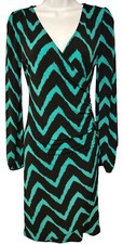 International Concepts Dress Women’s Size S Long Sleeve Green and Black