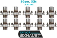 2.5 Exhaust Spherical Joint Repair Flange Universal Spring Bolt 10pc Kit 2.5 Exhaust Spherical Joint Repair Flange Universal Spring Bolt 10pc Kit
