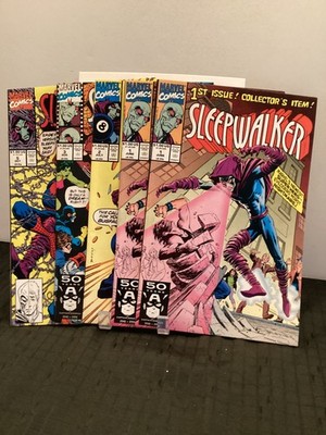 Sleepwalker 5 Book Lot #1 (2 copies) #2,3,5 Marvel Comics 1991