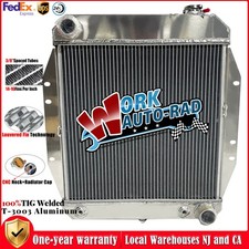 Aluminum Radiator For 1964-1966 65 Chevrolet G10 Van 3.2l3.8l L6 Engine Ec6466