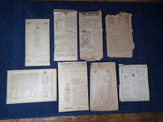 Lot of 9 Sewing Patterns May Manton Excella McCalls Butterick – Shirt Waist