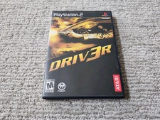 Sony Playstation 2 PS2 Driver 3 CIB Cleaned & Tested PERFECT DISC!