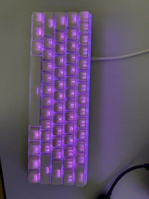 Razer Huntsman Mini 60% Optical Gaming Keyboard - Mercury White