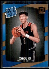 2017-18 Donruss Optic Rated Rookie Shock Zhou Qi RC Houston Rockets #151