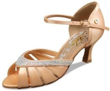 NEW Aplus Ladies Women Ballroom Dance Shoes A6801 2.5" Heel US Women's Size 8.5