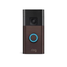 Ring - Battery Doorbell Smart Wifi Video Doorbell - Battery-Powered with Head...