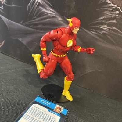 PREOWNED DC Multiverse Flashpoint 7'' THE FLASH Gold Label BAF Mcfarlane BAC