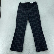 Bailey 44 Pants Womens Medium Black Gray Plaid Dress Work Trousers Made In USA
