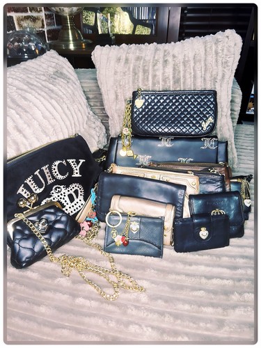💎Juicy Couture handbags, coin purses, cosmetic bag clutch HUGE LOT OF 13💎🔥
