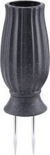 Cemetery Vase with Metal Spike -Headstones Flower Holder with Drainage Hole for