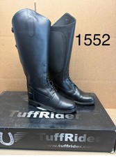 TuffRider Ladies Plus Rider Field Boots X-Wide Short Size 9 Black 3068-XWSH9 New