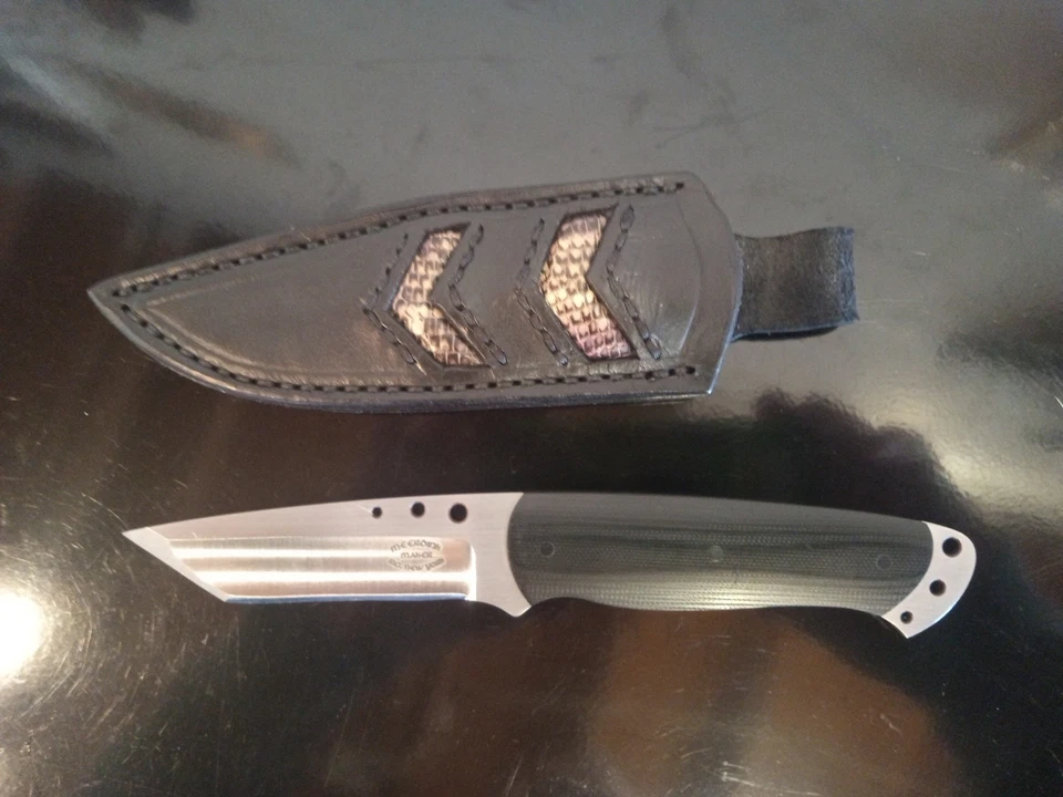 MEERDINK, Kurt Custom, 1 de 1, Cincel-Tanto. Cuchillo EDC de 8,25""/3,5"". COMO NUEVO Y RARO Foto 3 de 4