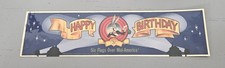 Vintage 1989 Six Flags Over Mid-America Bugs Bunny 50th Birthday Bumper Sticker