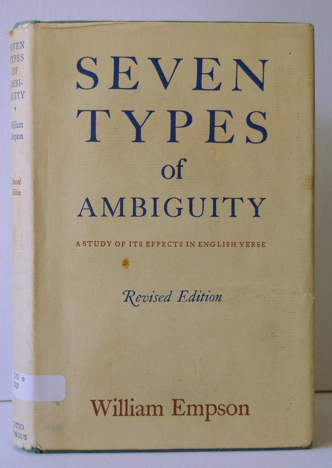 Seven Types of Ambiguity