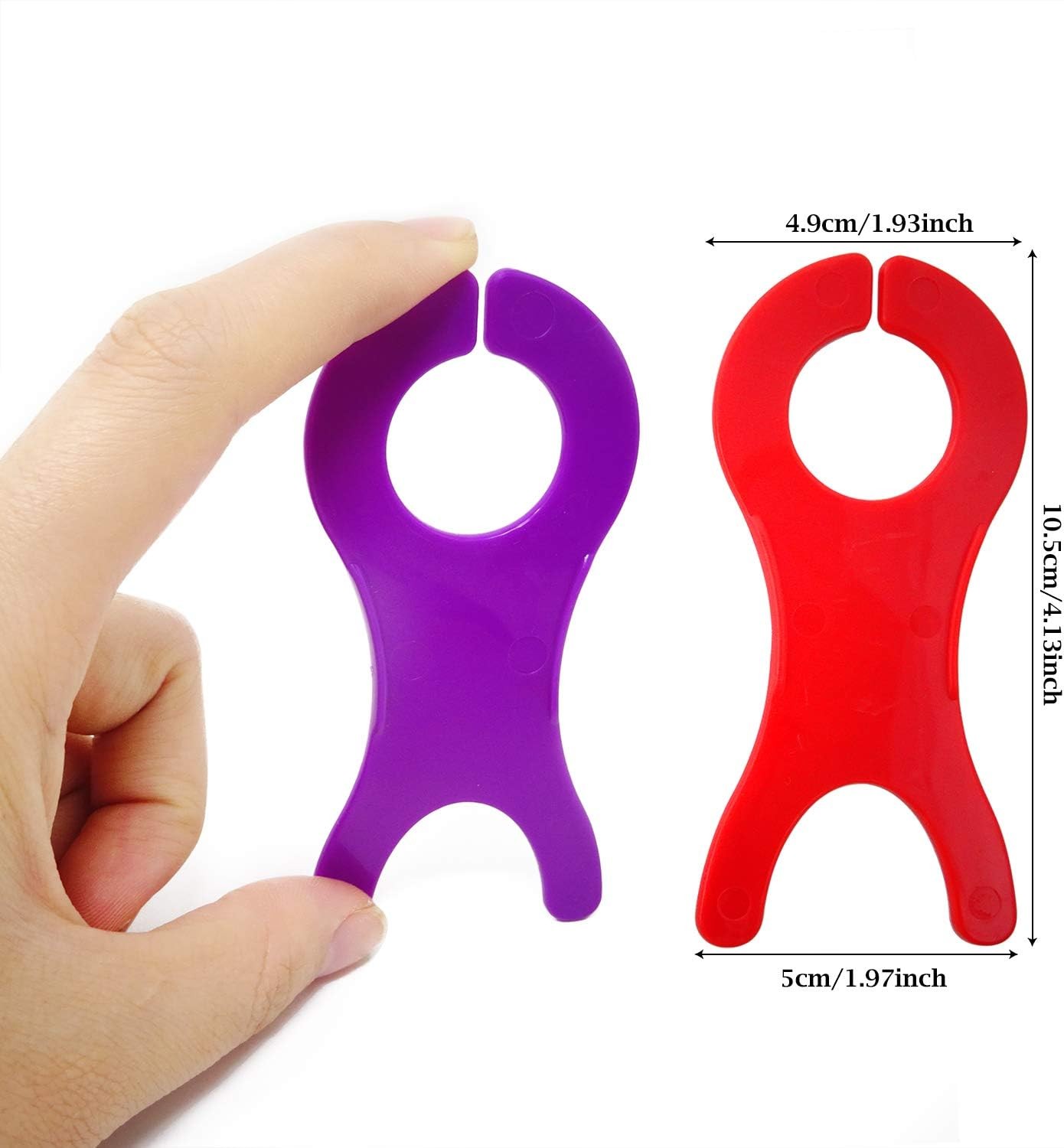 Honbay 20PCS Plastic Colourful Large Yarn Blue, Green, Purple, Red, Yellow 