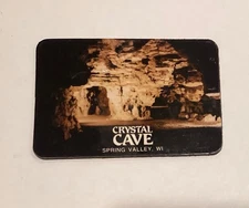 Crystal Cave Spring Valley Wisconsin Rubber Fridge Magnet O2