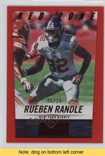 2014 Panini Hot Rookies Red Zone 6/20 Rueben Randle #145 READ 0a7