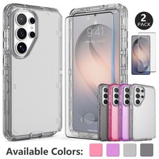 For Samsung S26 S25 S24 S23 S22 S21 S20 Ultra Note 20 Ultra 10 Clear Case Cover