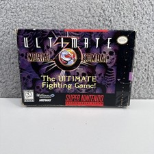Ultimate Mortal Kombat 3 SNES With Poster And Inserts - No Manual