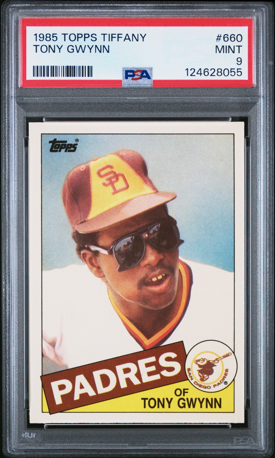 1985 TOPPS TIFFANY #660 TONY GWYNN PSA 9