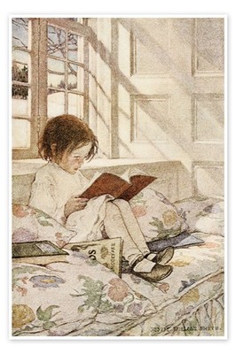 Poster Bilderbücher im Winter - Jessie Willcox Smith