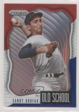 2021 Panini Prizm Old School Red White & Blue Prizm Sandy Koufax #OS-7 HOF 0jo5
