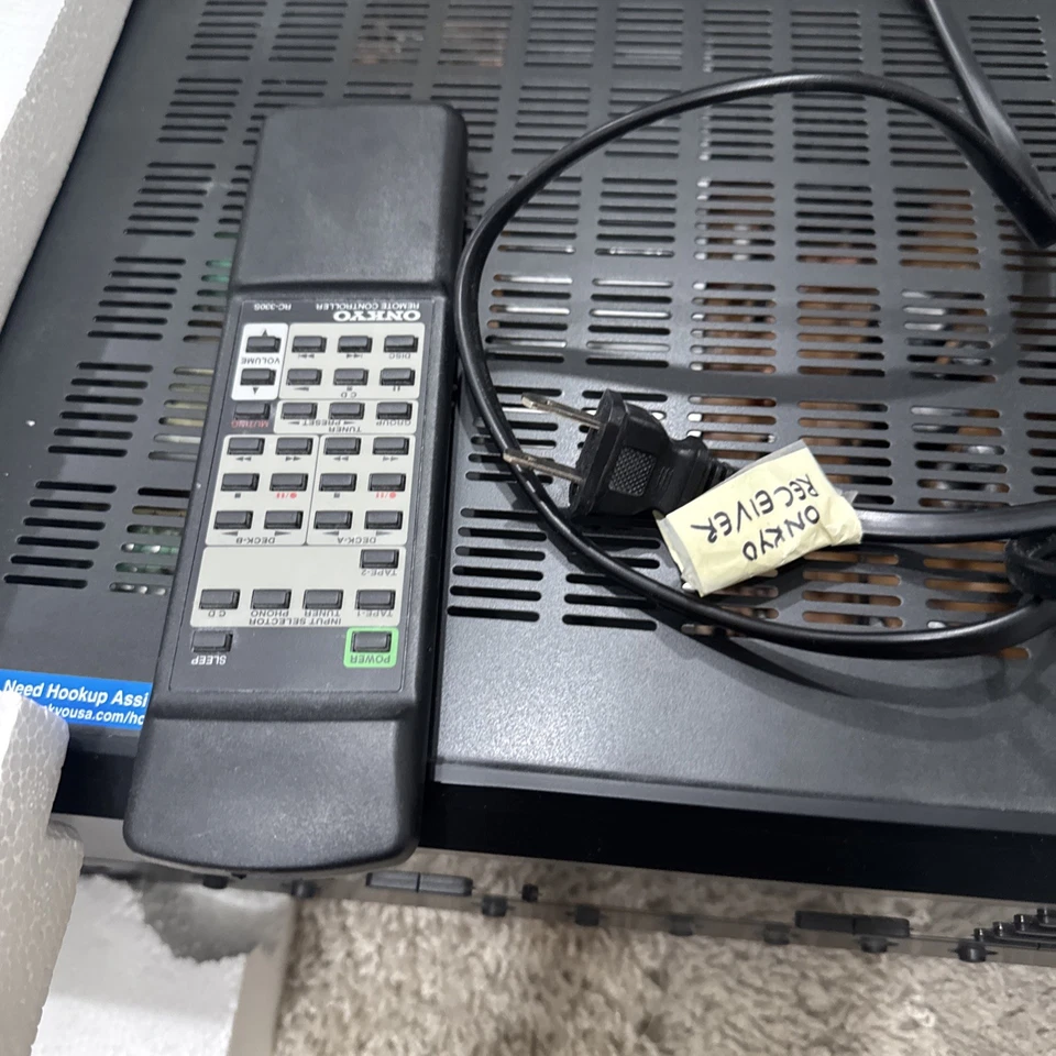 Onkyo TX-8011  - 2 Channel AM/FM Phono Stereo Receiver System - W/ Remote Bundle - Image 2 of 4