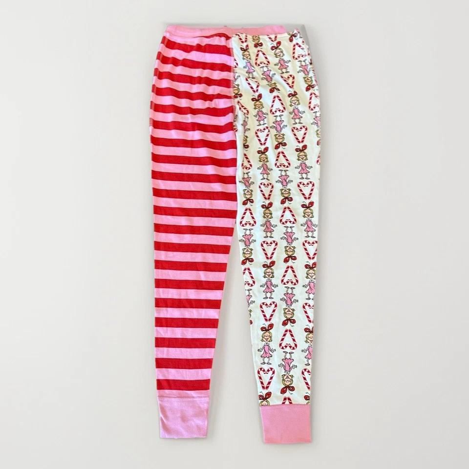 NEW Hanna Andersson Womens Grinch Cindy Lou Who Holiday PJ Pants Long John Small - Image 4 of 4