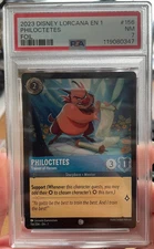 Disney Lorcana Philoctetes Foil First Chapter #156 Graded PSA 7 Pre-Errata