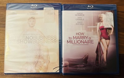New Lot of 2 How to Marry a Millionaire & There's No Business Like Show Blu-ray