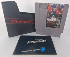 Nintendo NES Mike Tyson Punch-Out White Bullets With Manual