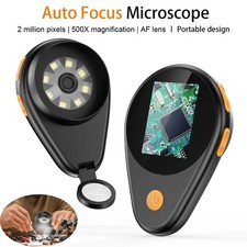 500X Digital Microscope 1080P 2" LCD Screen USB Video Magnifier Loupe UK