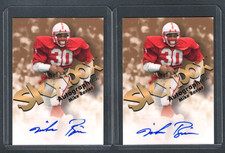 (2)   2012 Fleer Retro Ultra MIKE ROZIER Autographics AUTO NEBRASKA #98AU-MR