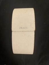 Prada Large White Flip Top Eyeglass Hard Case Sunglasses Saffiano