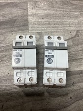 LOT OF 2 Allen Bradley 1492-CB2 15A 2-Pole Circuit Breaker 121N48