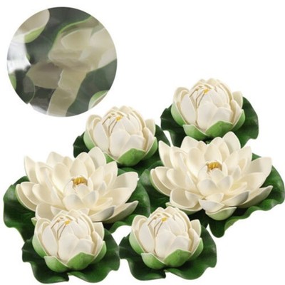 Künstliche Lotusblume Lily Pad Blumenteich Tank Lillies Hochzeitsdekoration