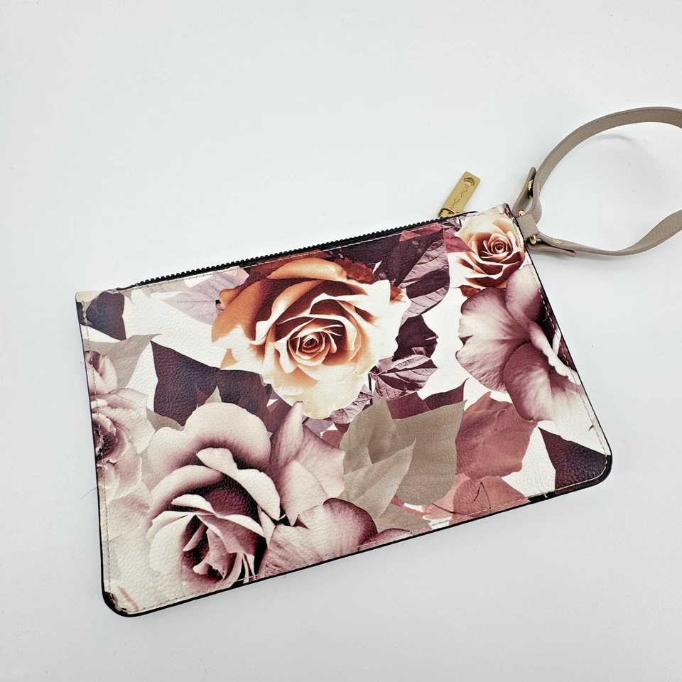 Betsey Johnson розовое золото цветочный кошелек с ремешком телефона чехол застежки бумажник монета сумочки - Изображение 3 из 4