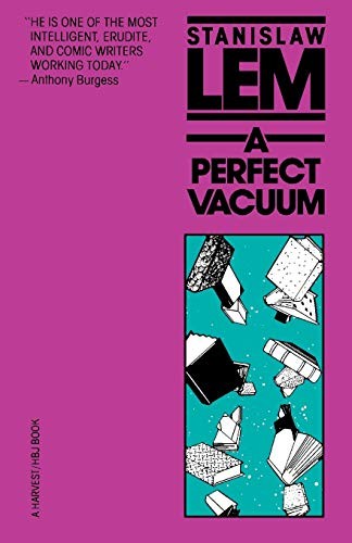 A Perfect Vacuum.by Lem  New 9780156716864 Fast Free Shipping<|