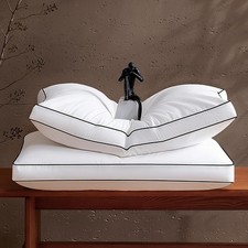 Feather Down Pillows King Size Set of 2 Pack , Luxury Hotel Collection Bed Pi...